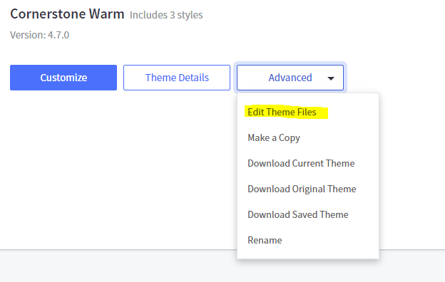 Theme Advanced Dropdown